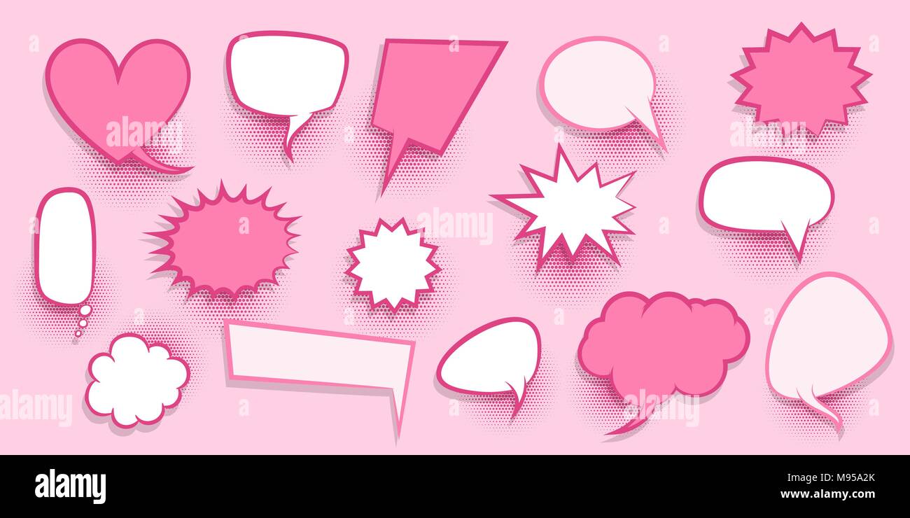 Colored speech bubble Stock Vector