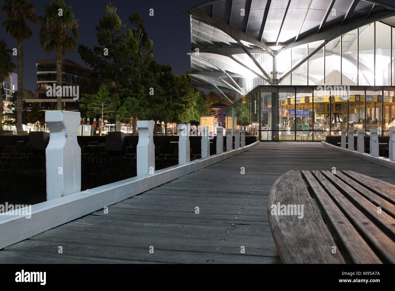 Geelong at night Stock Photo Alamy