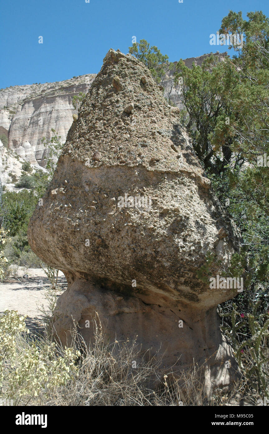 Tent Rocks National Monument in the United States gets it's name from