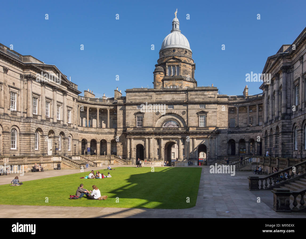 Edinburgh University Old College Stock Photo - Alamy