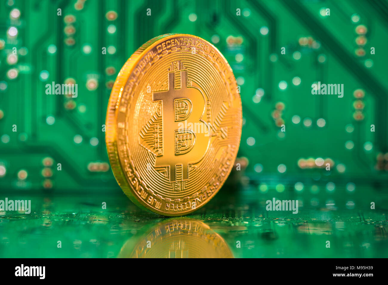 Bitcoin crypto currency ethereum coins Stock Photo - Alamy