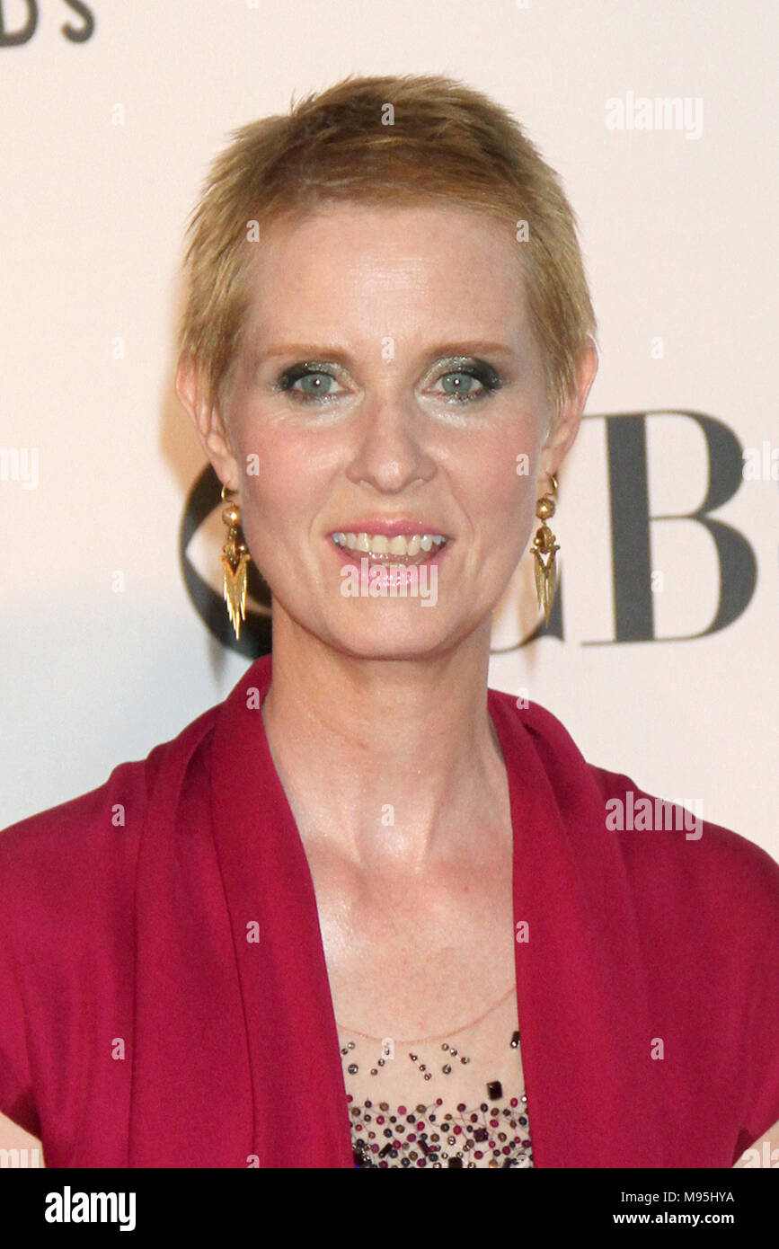 Cynthia Nixon at the 66th Annual Tony Awards at The Beacon Theatre on June 10, 2012 in New York City. Credit: RW/MediaPunch Inc. Stock Photo