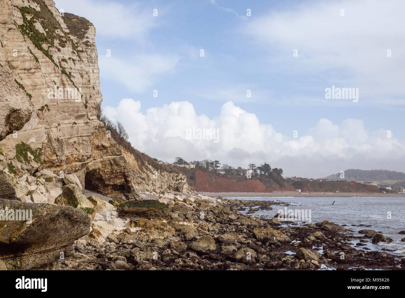 cave at Beer East Devon Stock Photo - Alamy