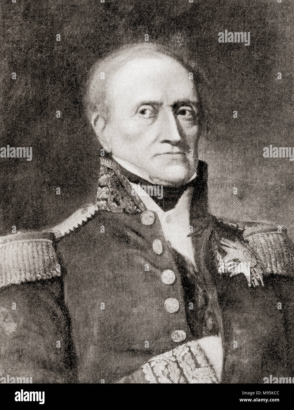 Marshal General Jean-de-Dieu Soult, 1st Duke of Dalmatia, 1769 – 1851.  French general, statesman, Marshal of the Empire and 10th Prime Minister of France.  From Hutchinson's History of the Nations, published 1915 Stock Photo