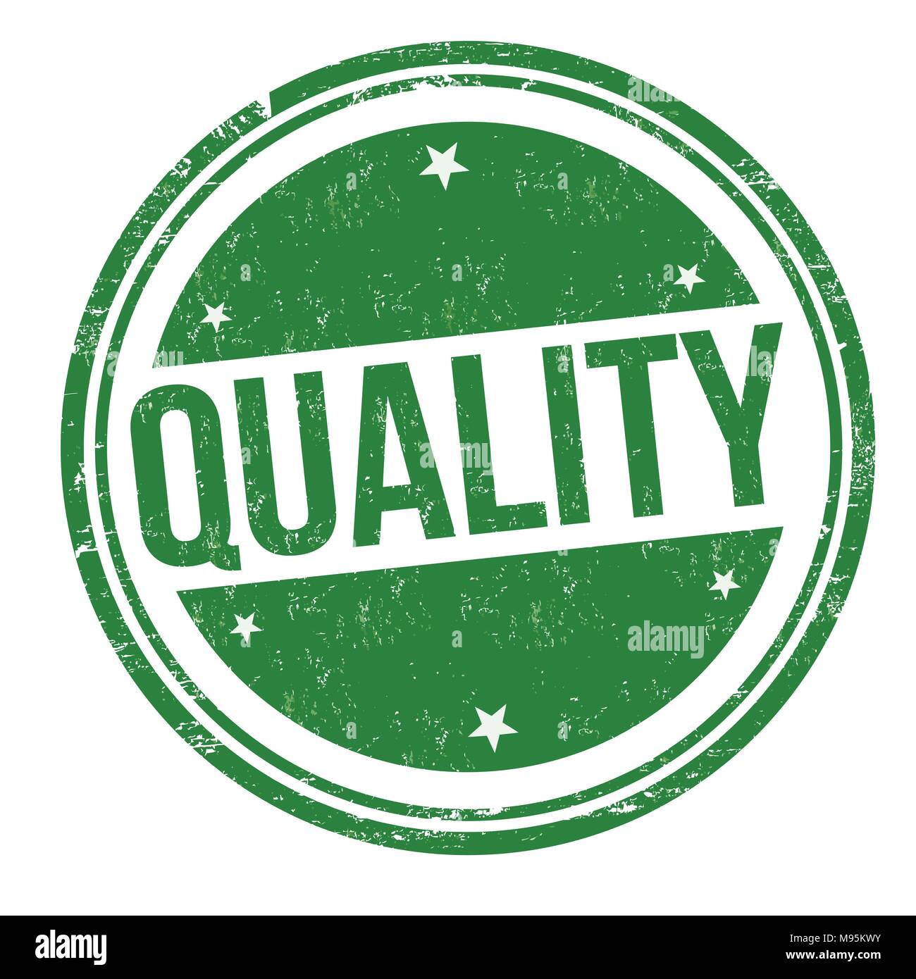 Quality grunge rubber stamp on white background, vector illustration ...