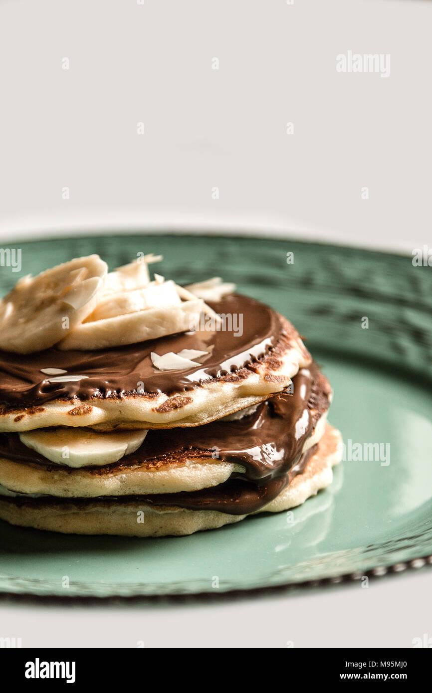 Wheat banana pancakes hi-res stock photography and images - Alamy