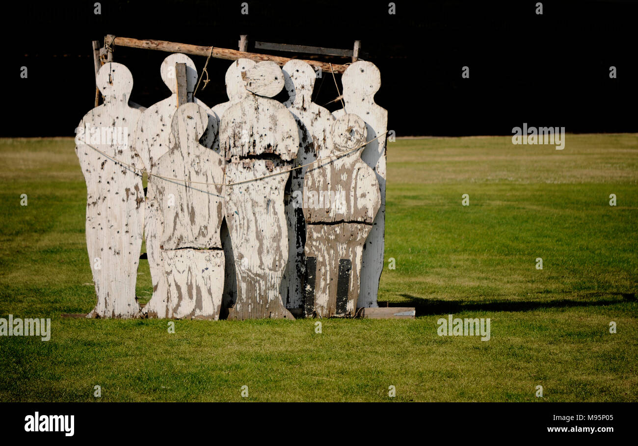 Target Practice Dummy's Stock Photo - Alamy