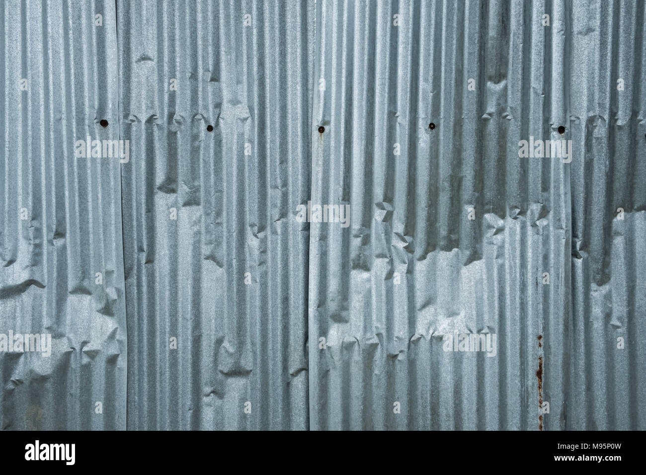 Dented metal sheet hi-res stock photography and images - Alamy