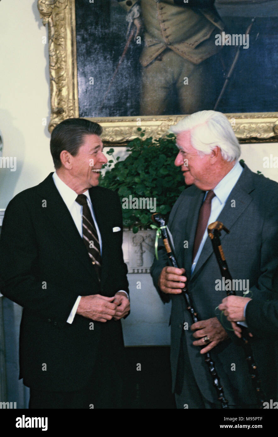 Reagan and oneill bipartison hires stock photography and images Alamy