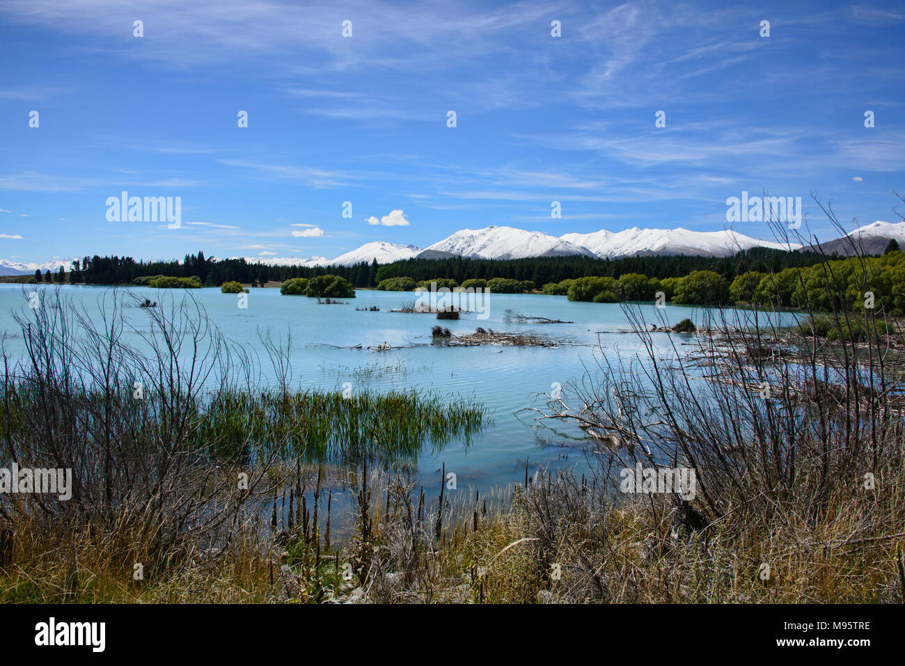 Beautiful view of Lake Tekapo, New Zealand Stock Photo - Alamy