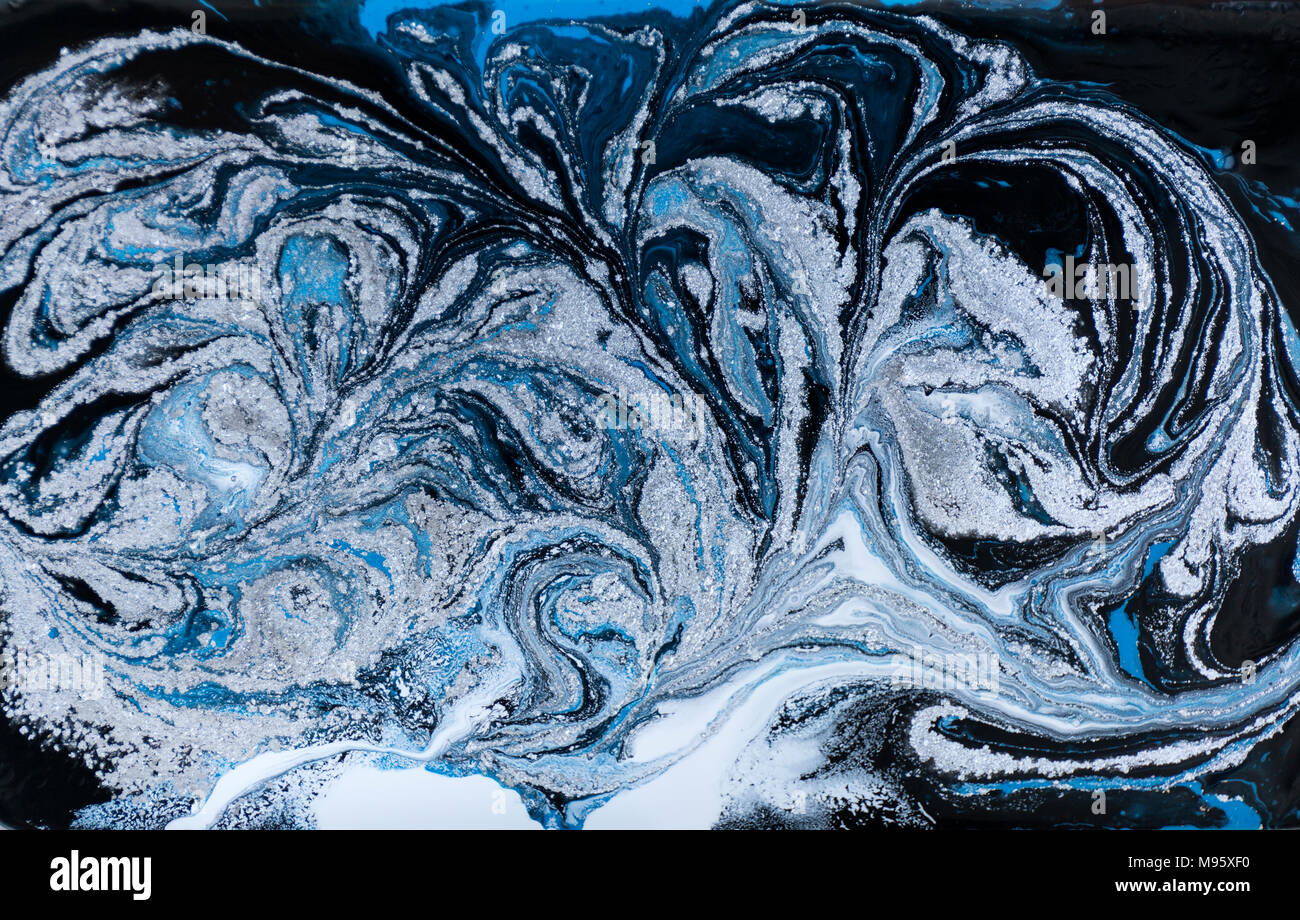 Silver marbling hi-res stock photography and images - Alamy