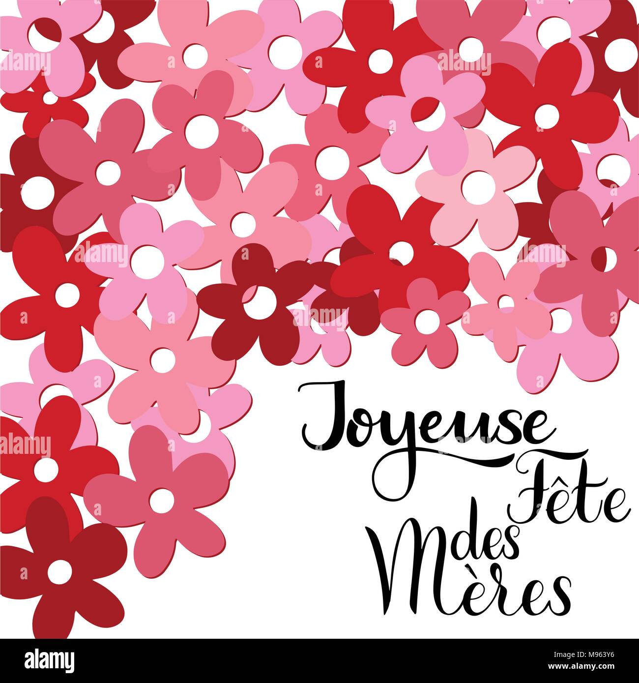 Happy Mother Day Lettering On French Greeting Card Design Hand Drawn Text On Flower Background Stock Vector Image Art Alamy Happy Mother Day Lettering On French Greeting Card Design Hand Drawn Text On Flower Background Stock Vector Image Art Alamy