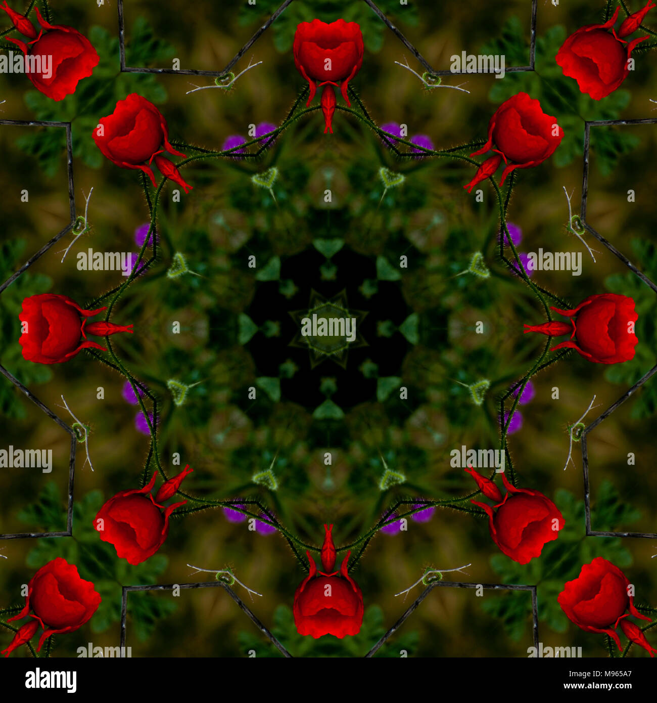 Kaleidoscope wallpaper hi-res stock photography and images - Alamy