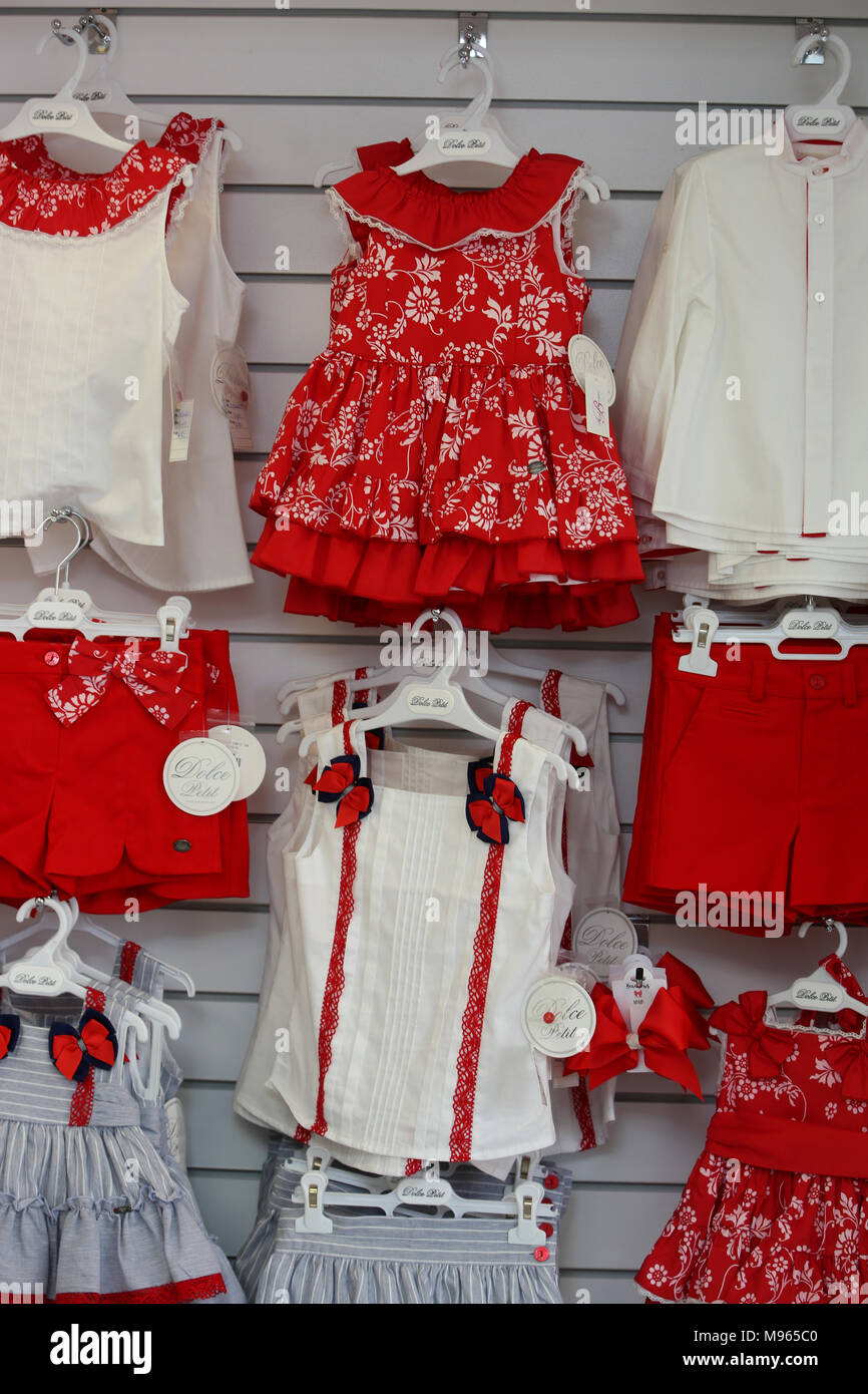 traditional spanish children's clothing
