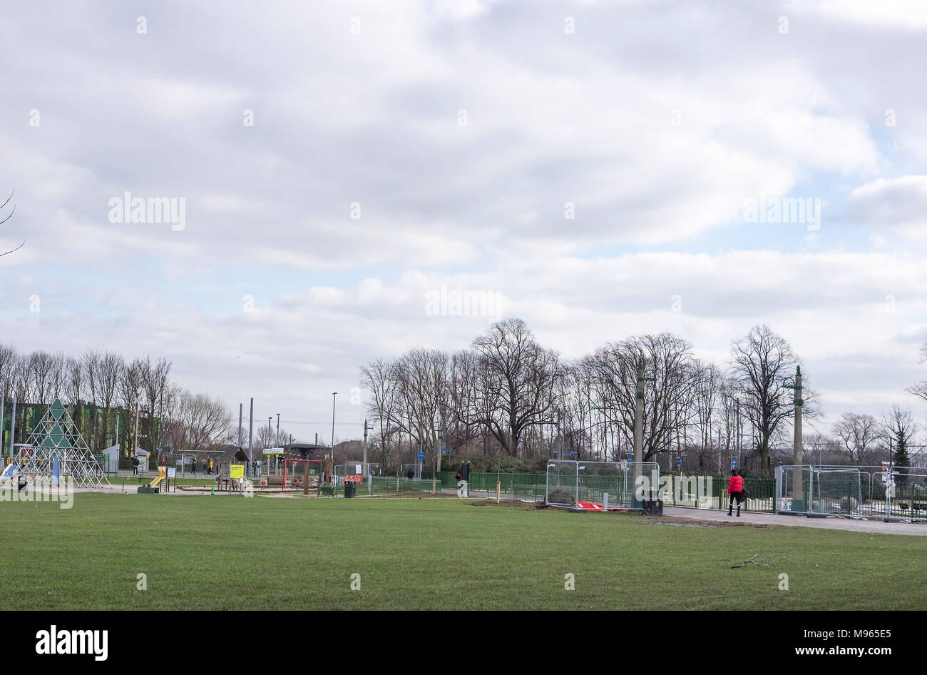 Highfields Park playground, Nottingham Stock Photo Alamy