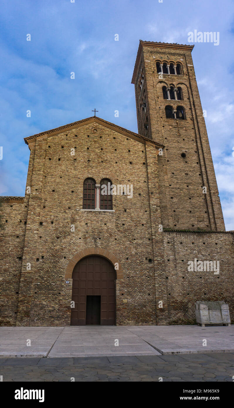 View at Basilica of San Francesco in Ravenna, Italy Stock Photo