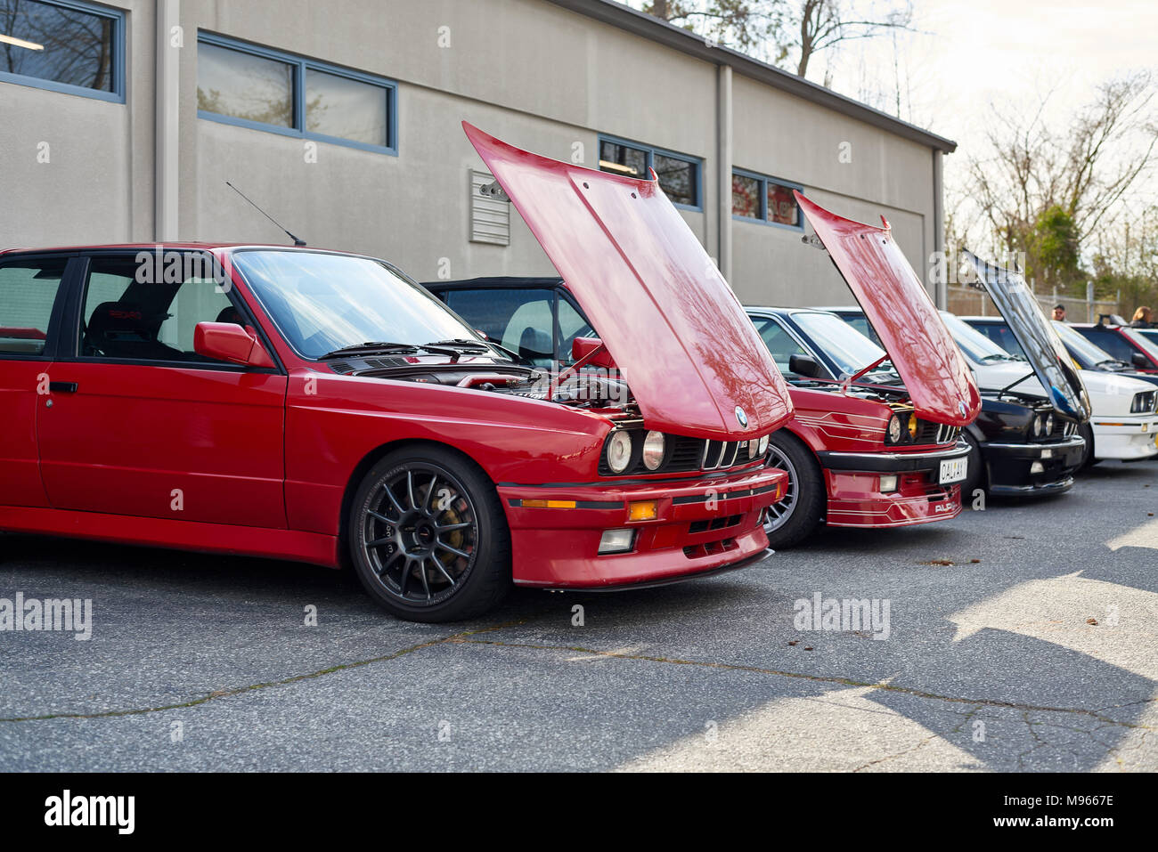 Vintage BMW Car Show Stock Photo Alamy