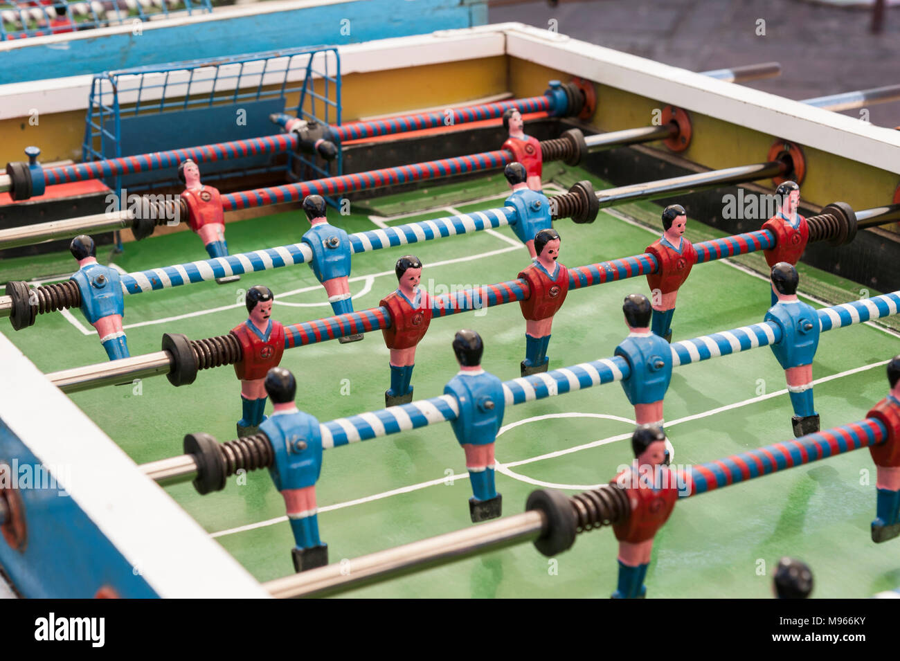 Ancient and vintage Bolivian old wood classic aged Football soccer