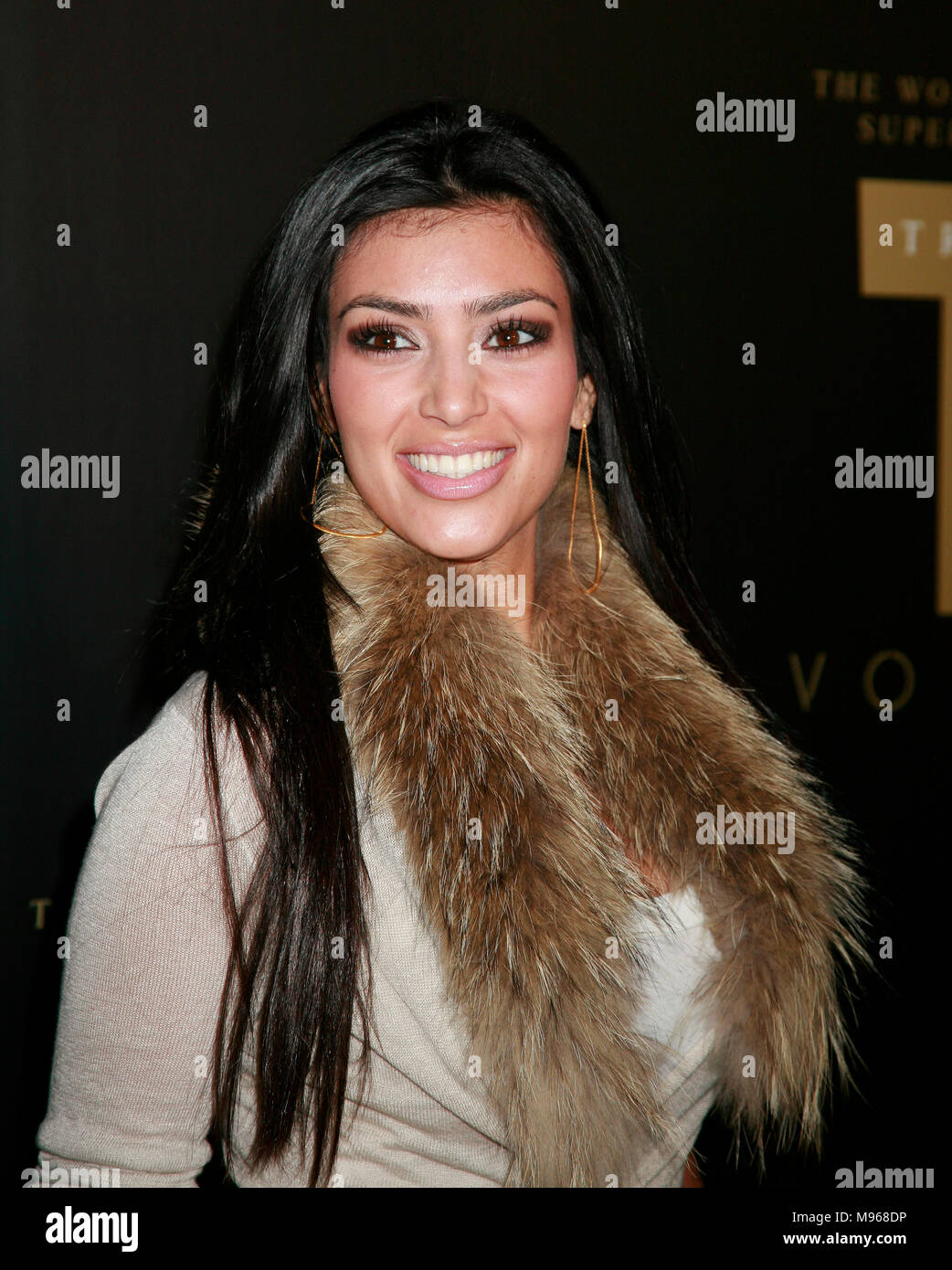 Kim Kardashian Arrives At The Trump Vodka Party At Les Deux Night Club In Hollywood Ca On January 17 07 Photo Credit Francis Specker Stock Photo Alamy