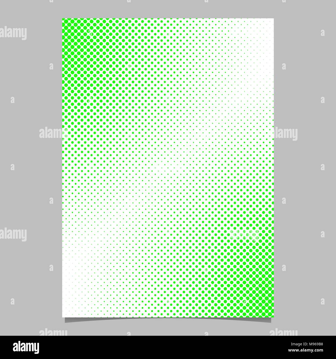 Abstract halftone dot pattern brochure cover background template ...