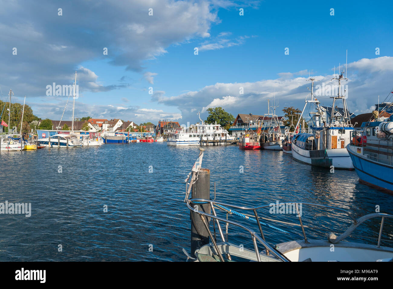 Harbor in Niendorf, Timmendorfer Strand Niendorf, Baltic Sea, Schleswig-Holstein, Germany, Europe Stock Photo