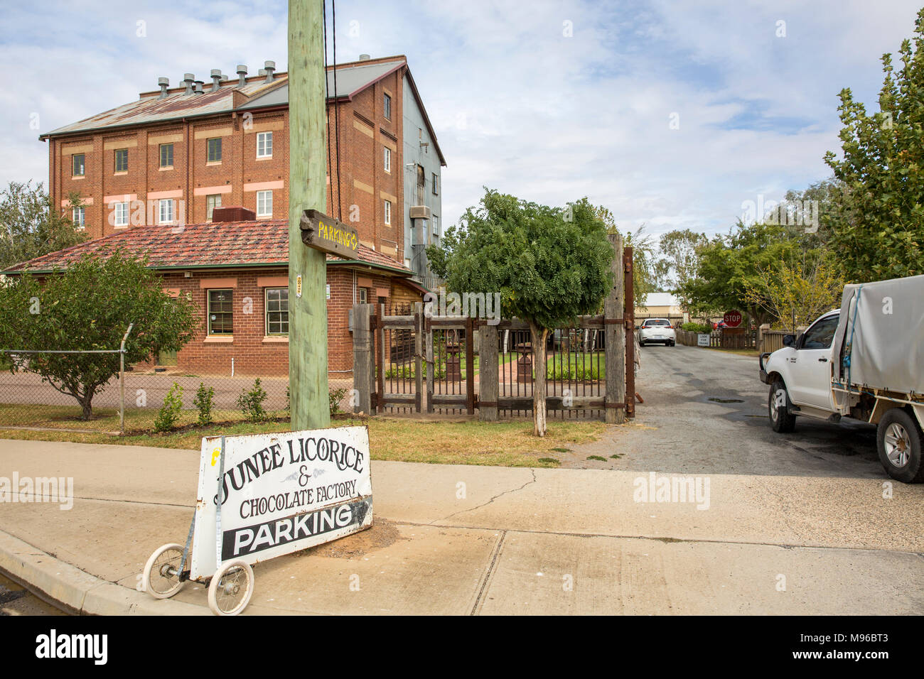 Junee Licorice and Chocolate Factory is located at the restored Junee Flour Mill, a historic