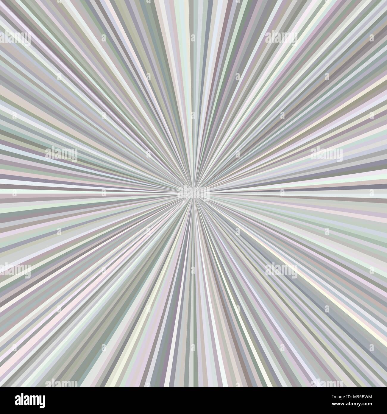 Grey abstract starburst background Stock Vector