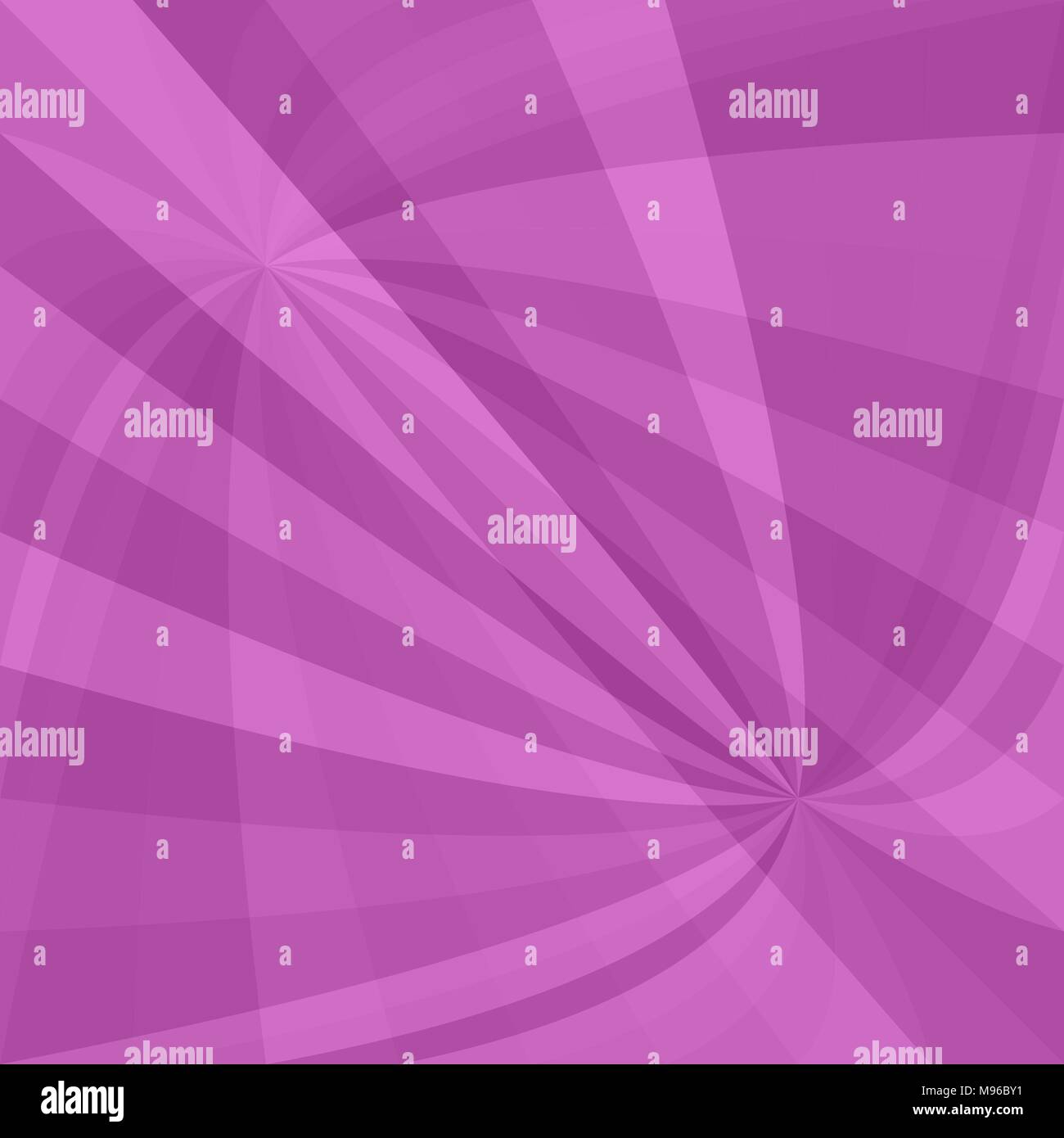 Purple curved ray burst background - vector graphic from striped rays ...