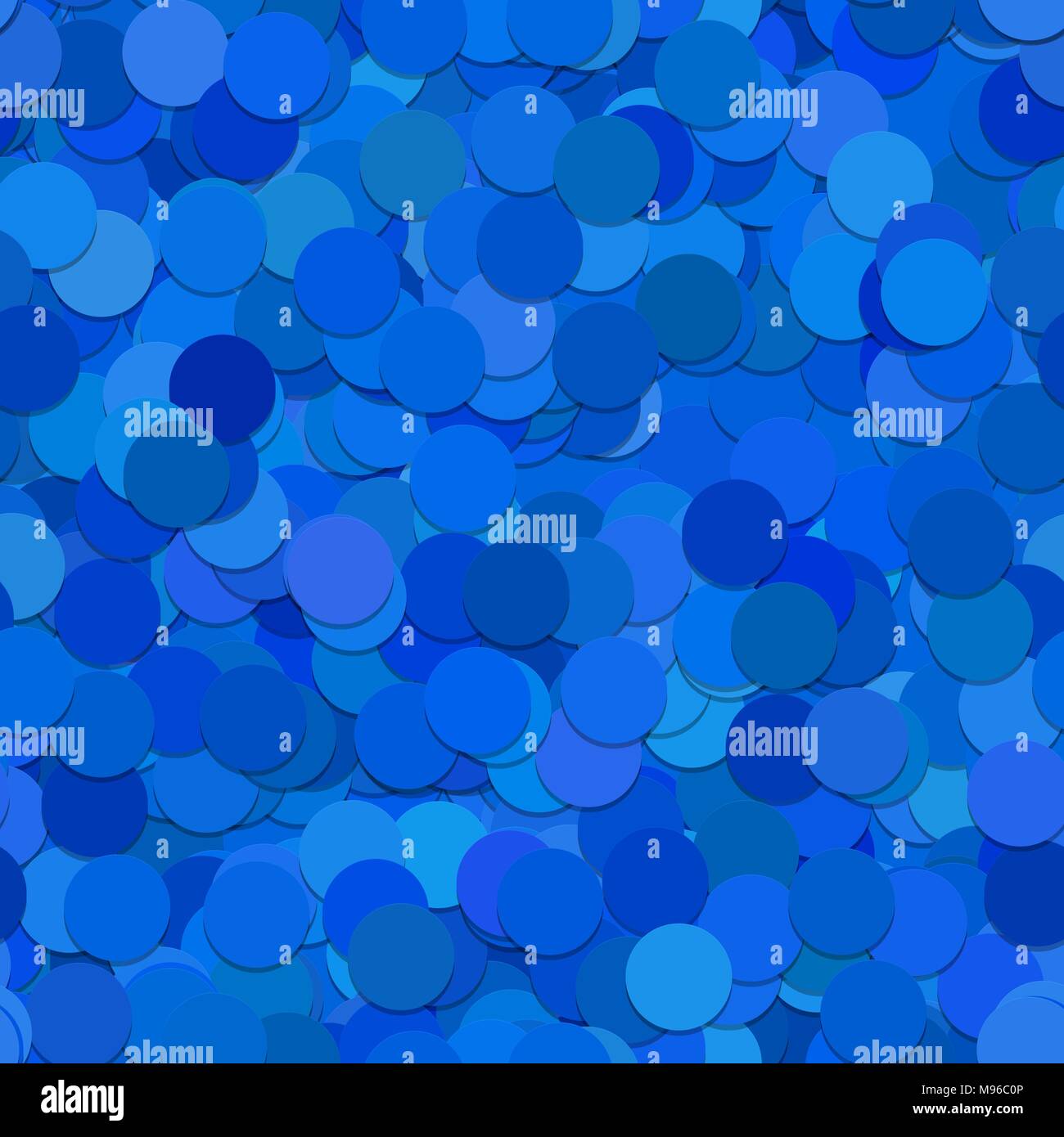 Seamless dot background pattern - vector graphic from circles in blue ...