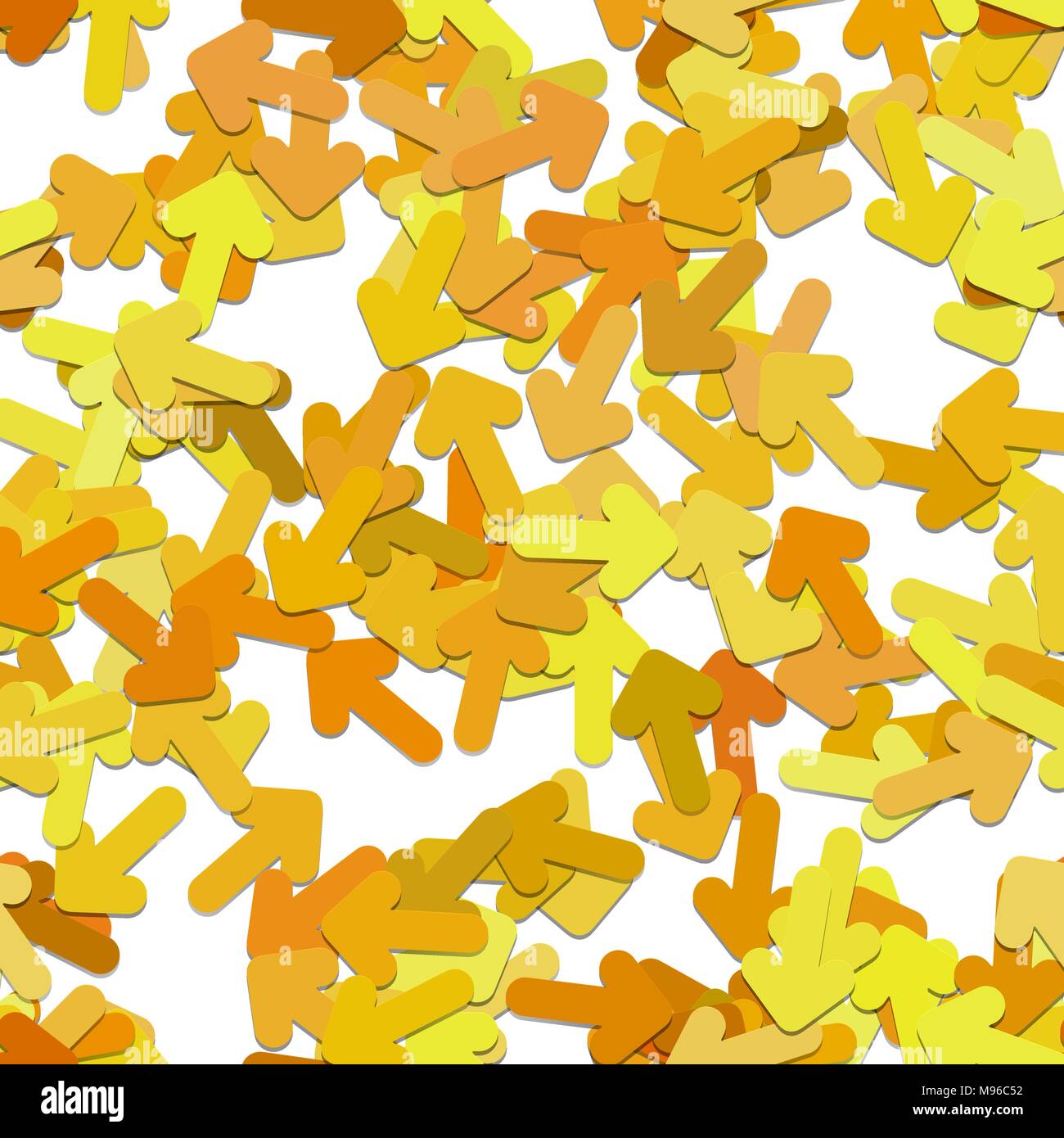 Pattern With Rounded Arrows Seamless arrow pattern background - vector design from rotated rounded ...