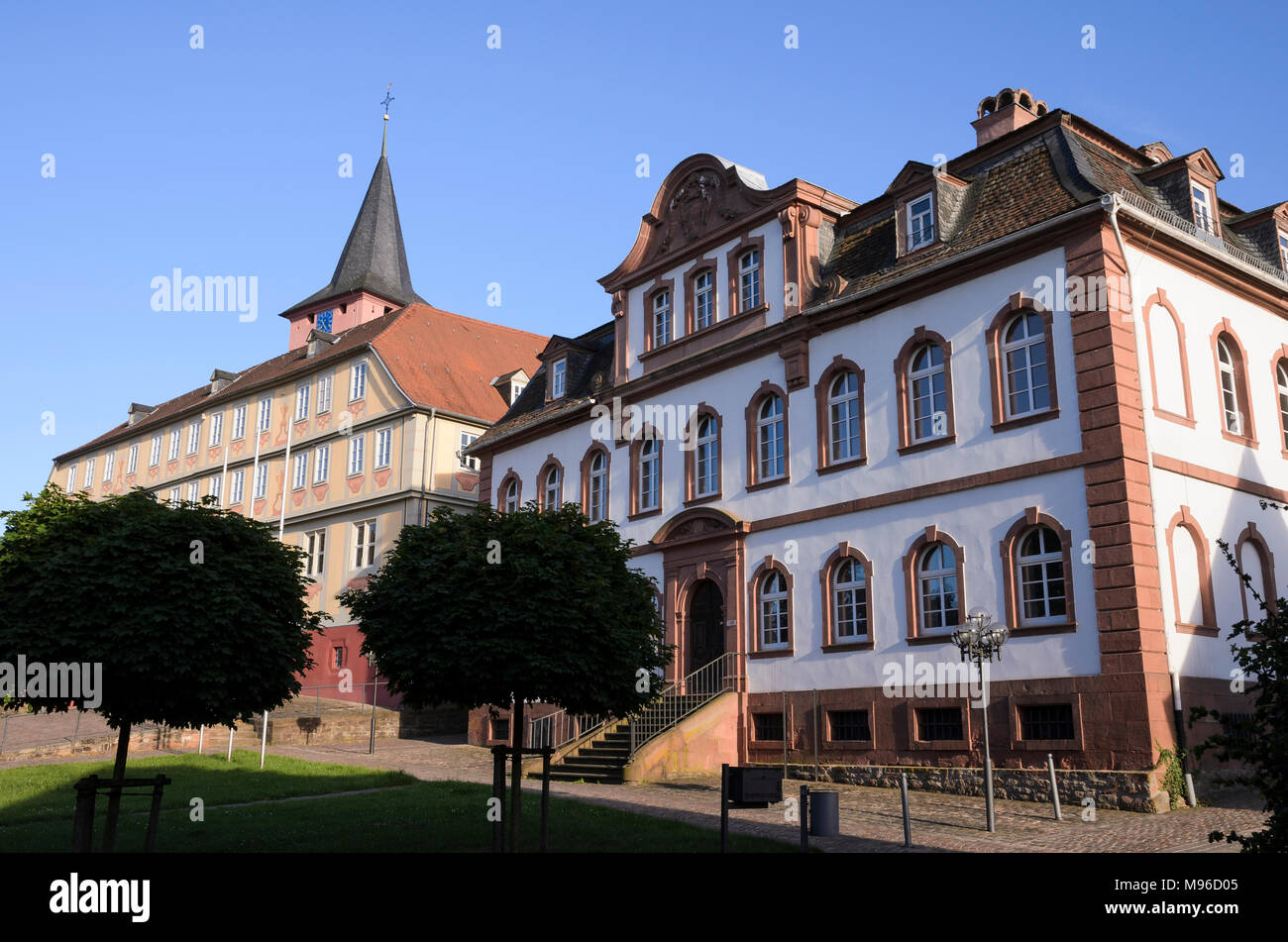 Bad König, Altes und Neues Schloss Stock Photo - Alamy
