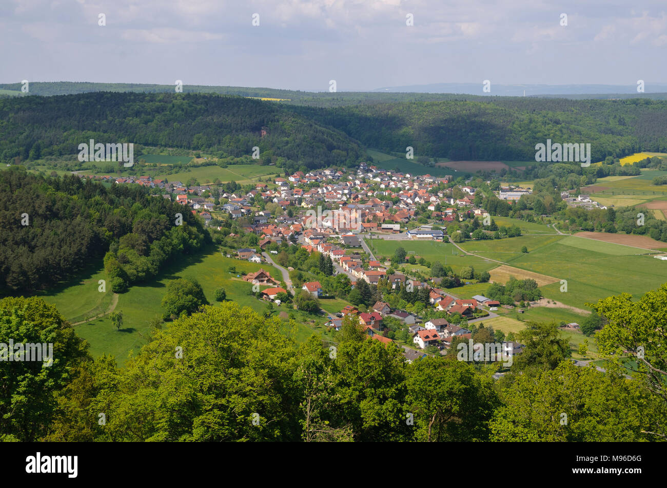 Burg Breuberg, Breuberg, Odenwald, Hessen, Deutschland Stock Photo