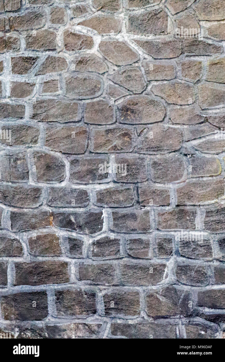 Old grunge brick wall as a background Stock Photo
