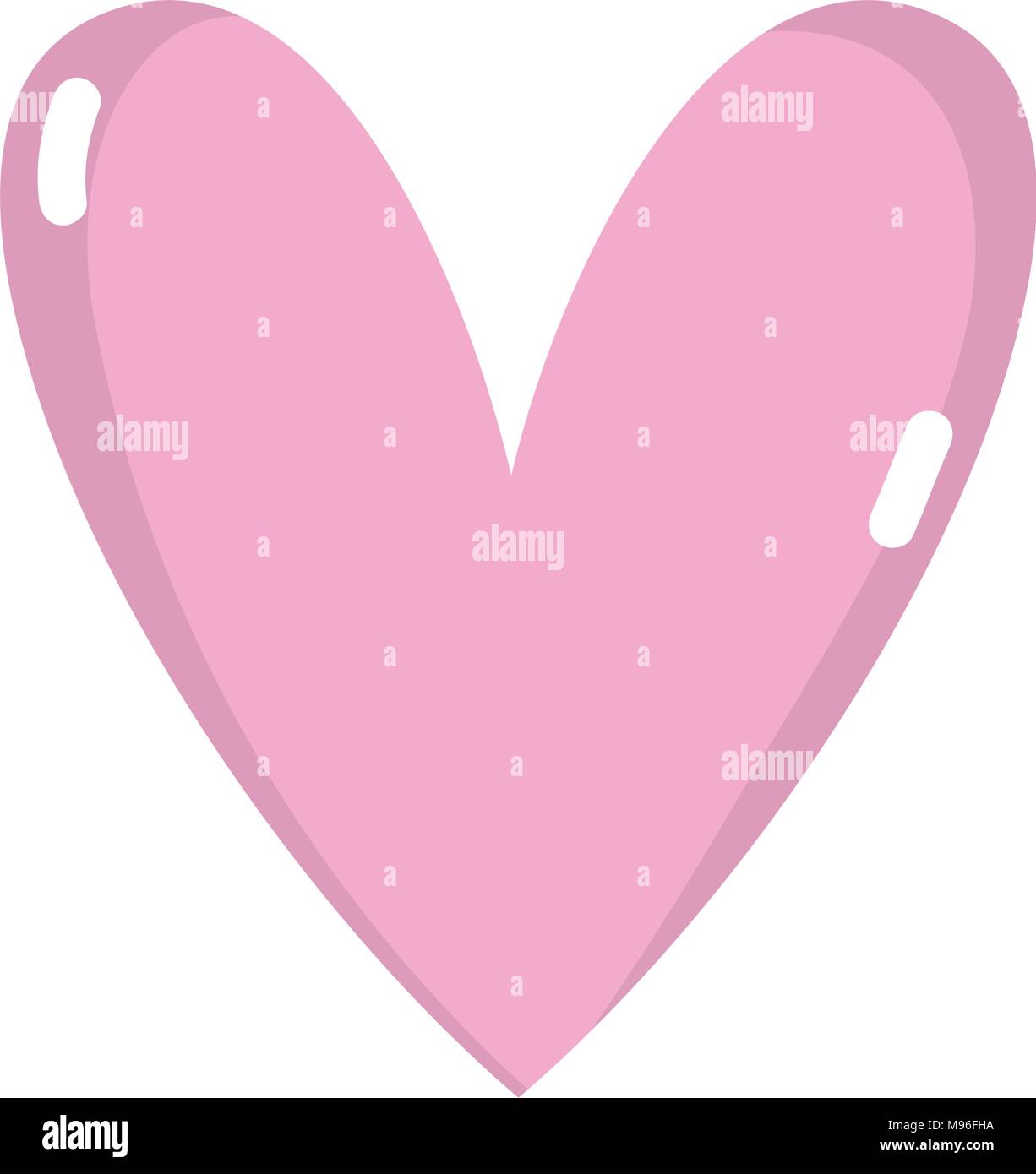 heart icon symbol of love and passion design Stock Vector Image & Art ...