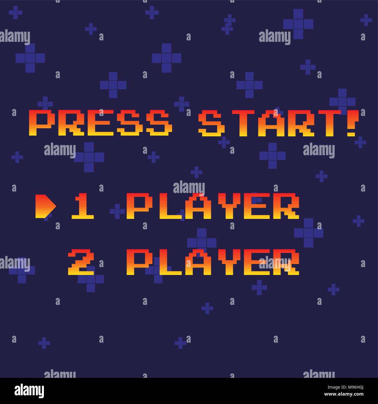 Player 2; Press Start