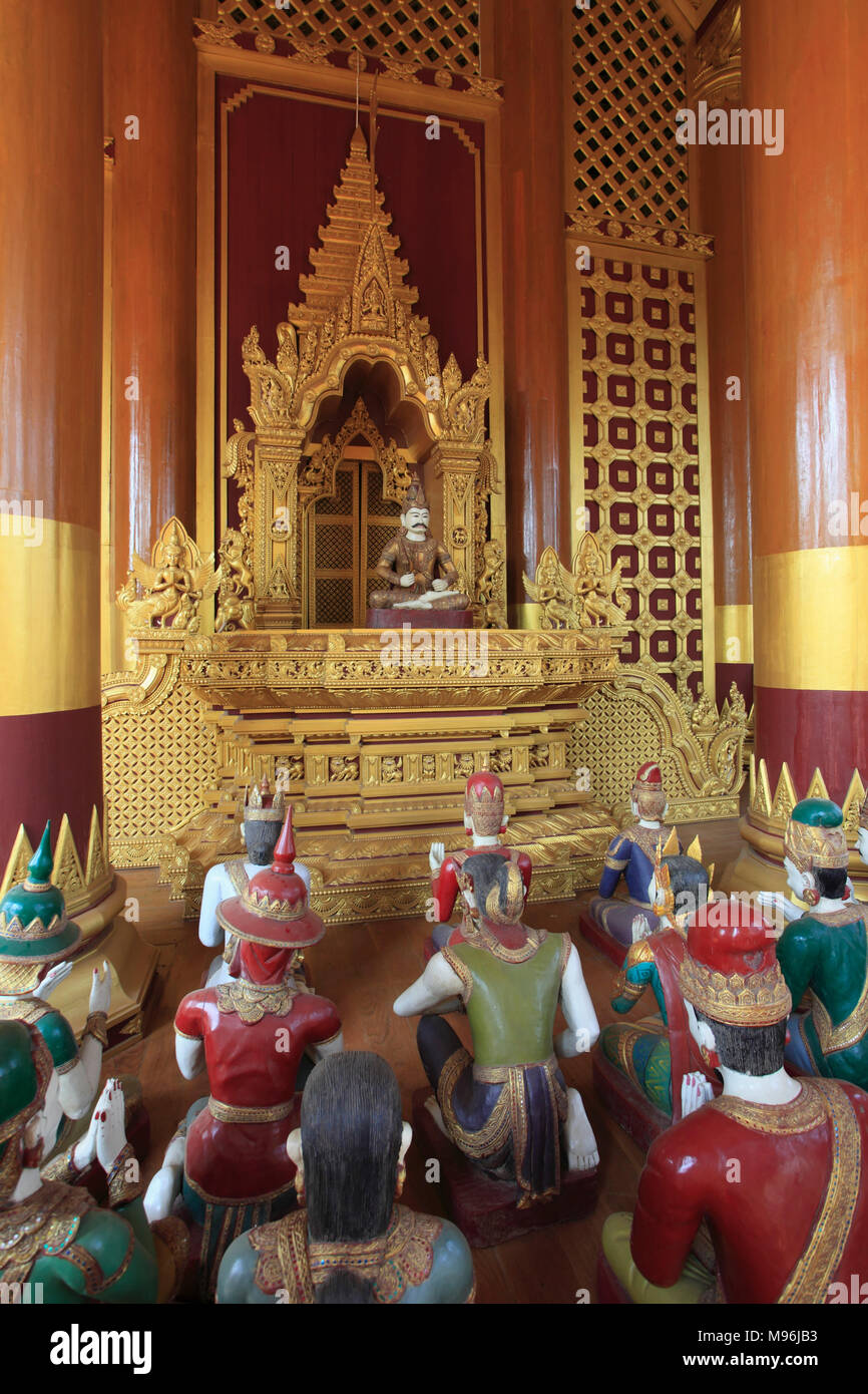 Myanmar, Burma, Bagan, King Anawrahta's Golden Palace, interior
