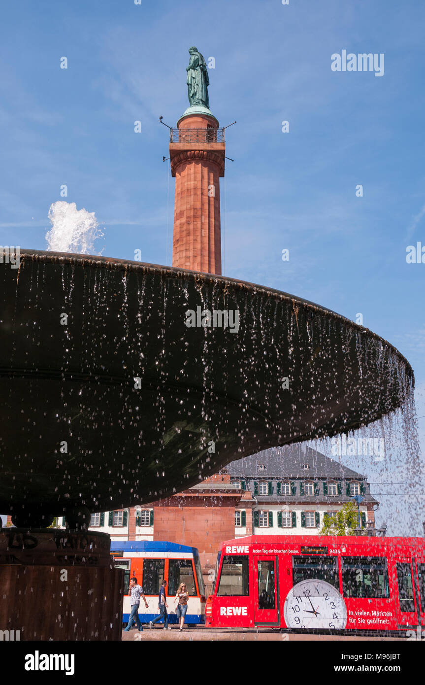 Darmstadt, Luisenplatz, Hessen, Deutschland, Europa Stock Photo