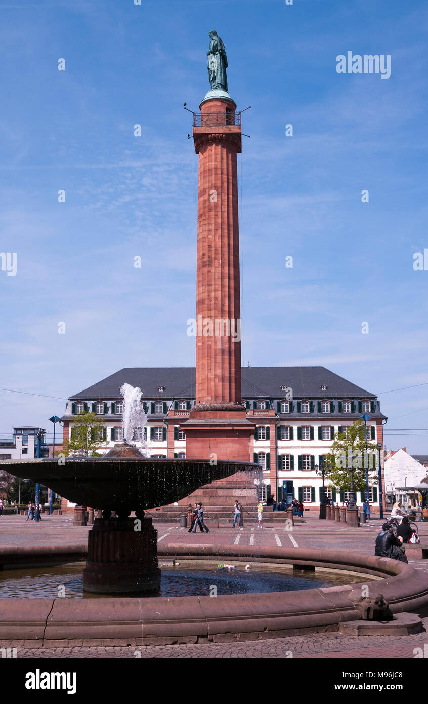 Darmstadt, Luisenplatz, Hessen, Deutschland, Europa Stock Photo