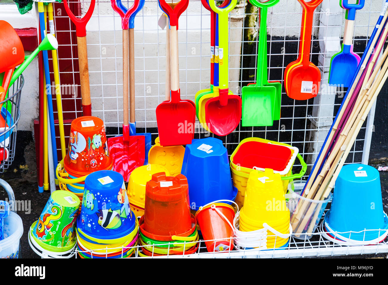 Buckets and spades, plastic buckets and spades, buckets and spades for