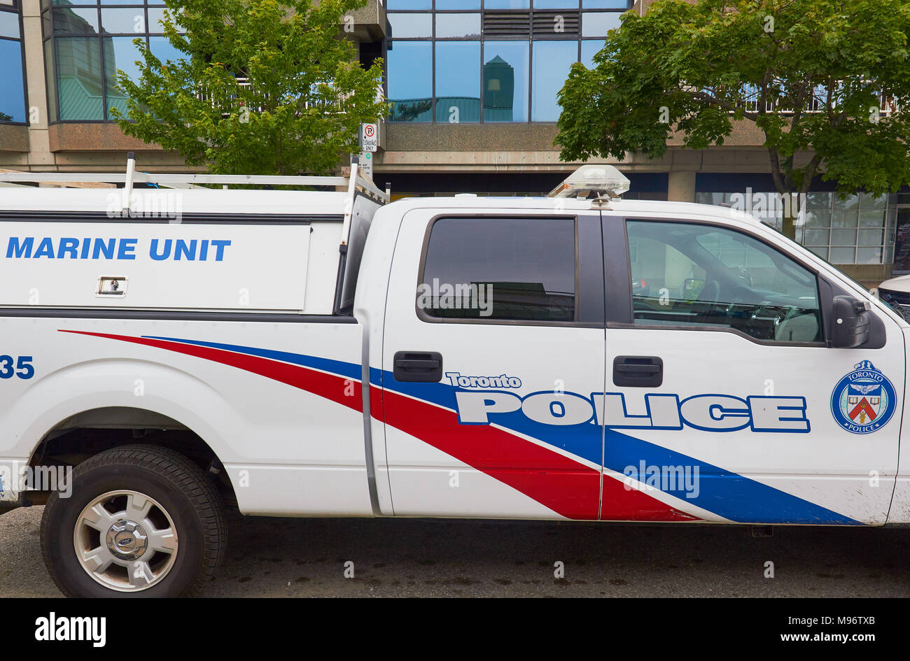 Toronto Marine Police vehicle, Toronto, Ontario, Canada. Specialised emergency response unit Stock Photo