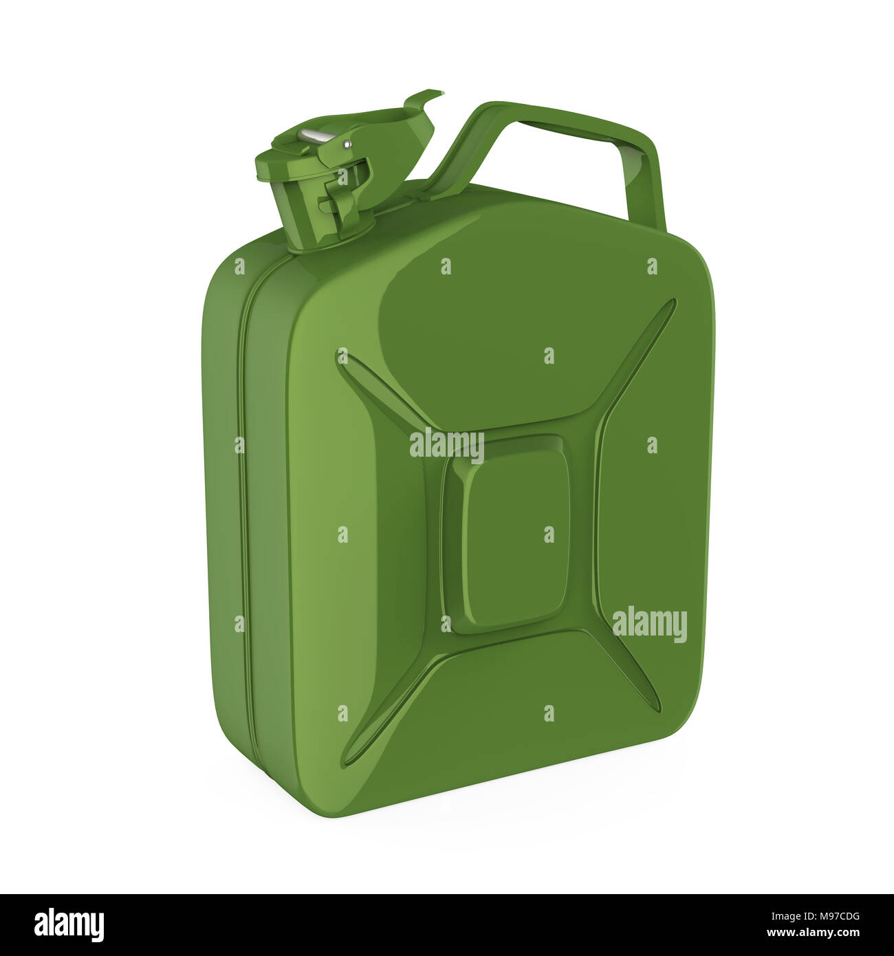 Jerry Can Isolated Stock Photo