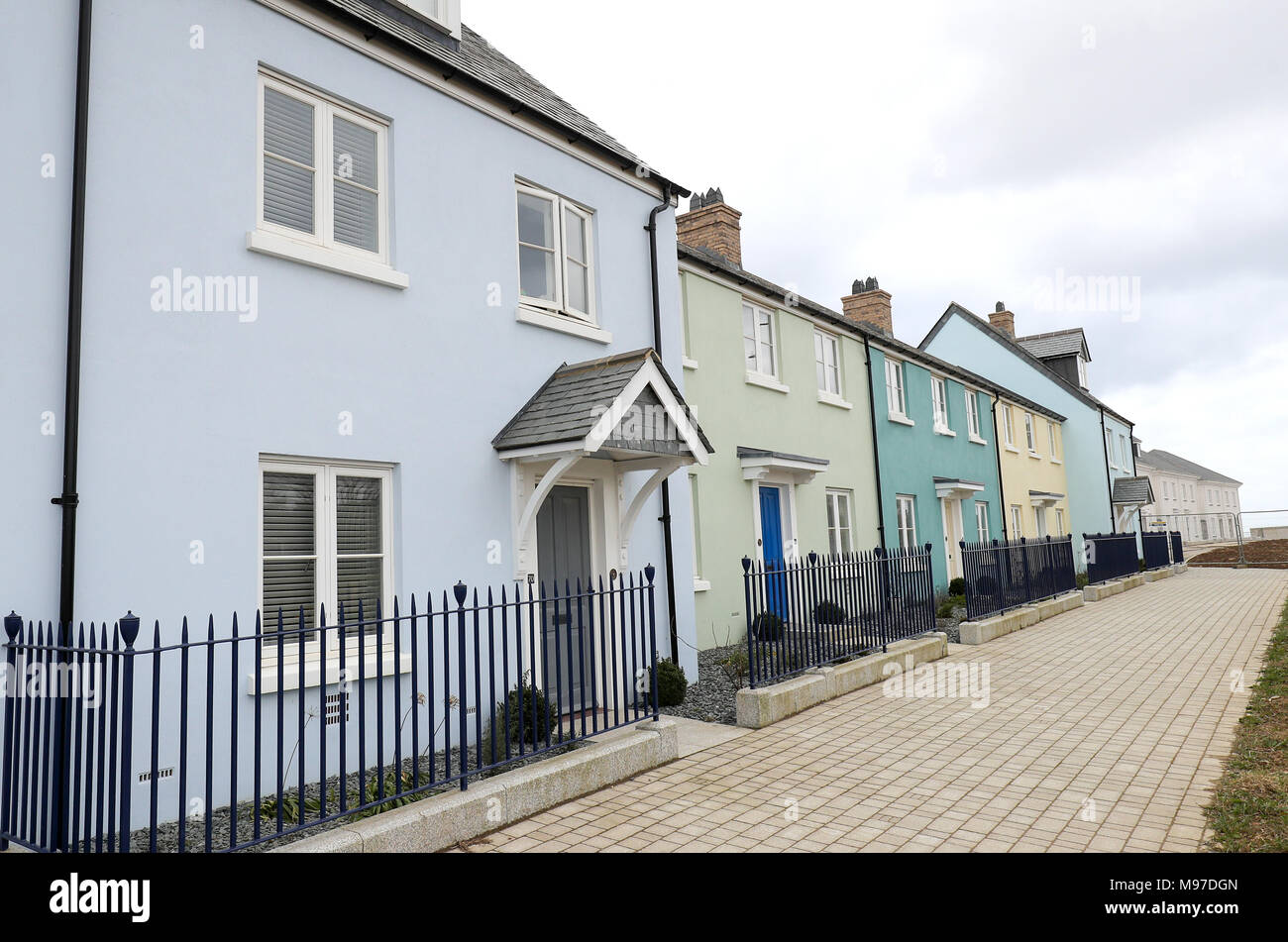 General View Of Part Of The Nansledan Development Near To Newquay