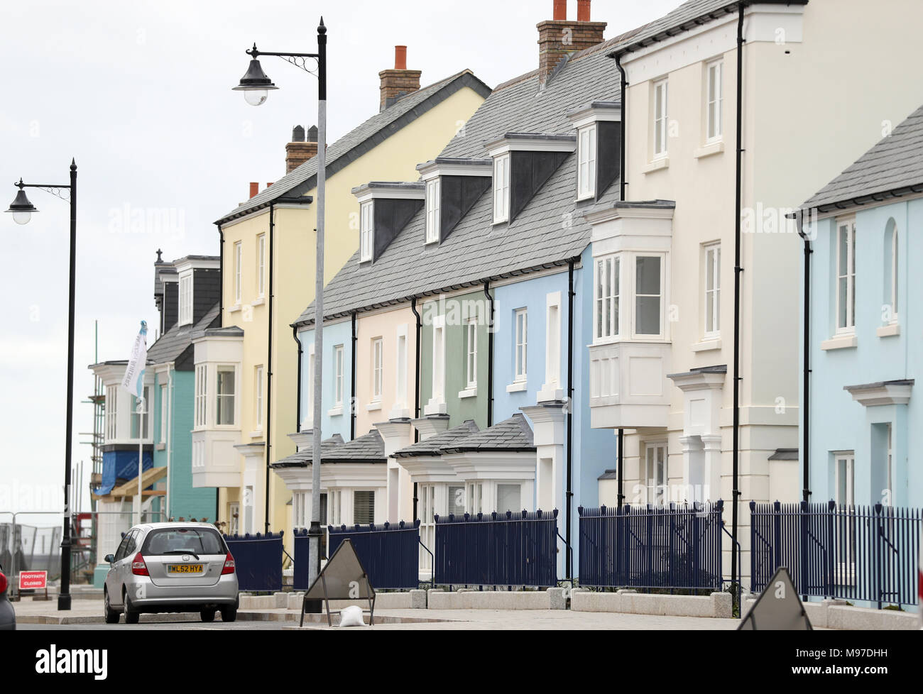 General View Of Part Of The Nansledan Development Near To Newquay