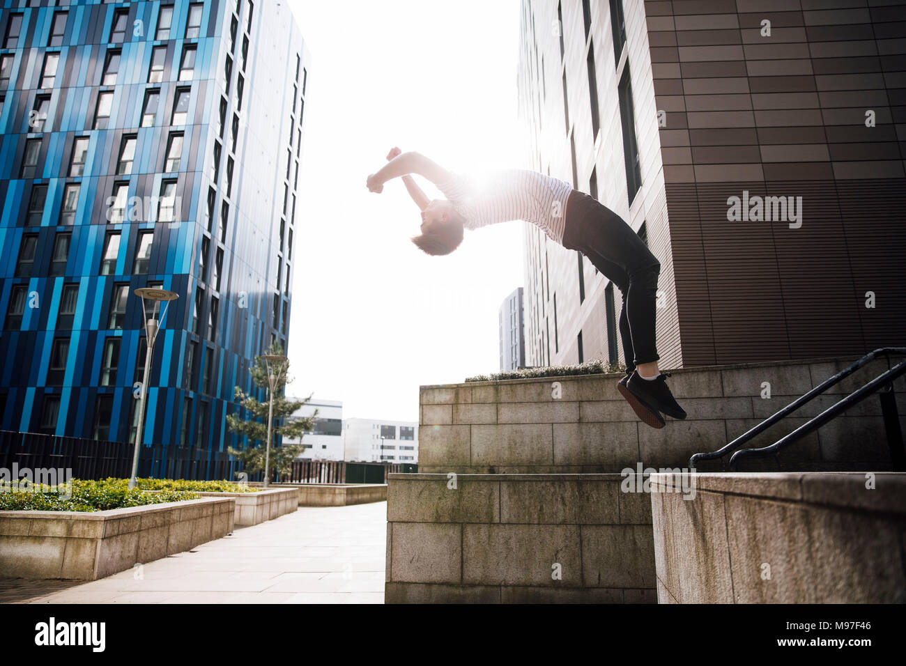Backflip jumping hi res stock photography and images Alamy