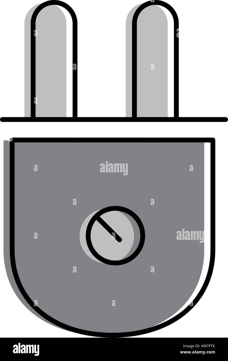 energy plug connector icon vector illustration design Stock Vector ...