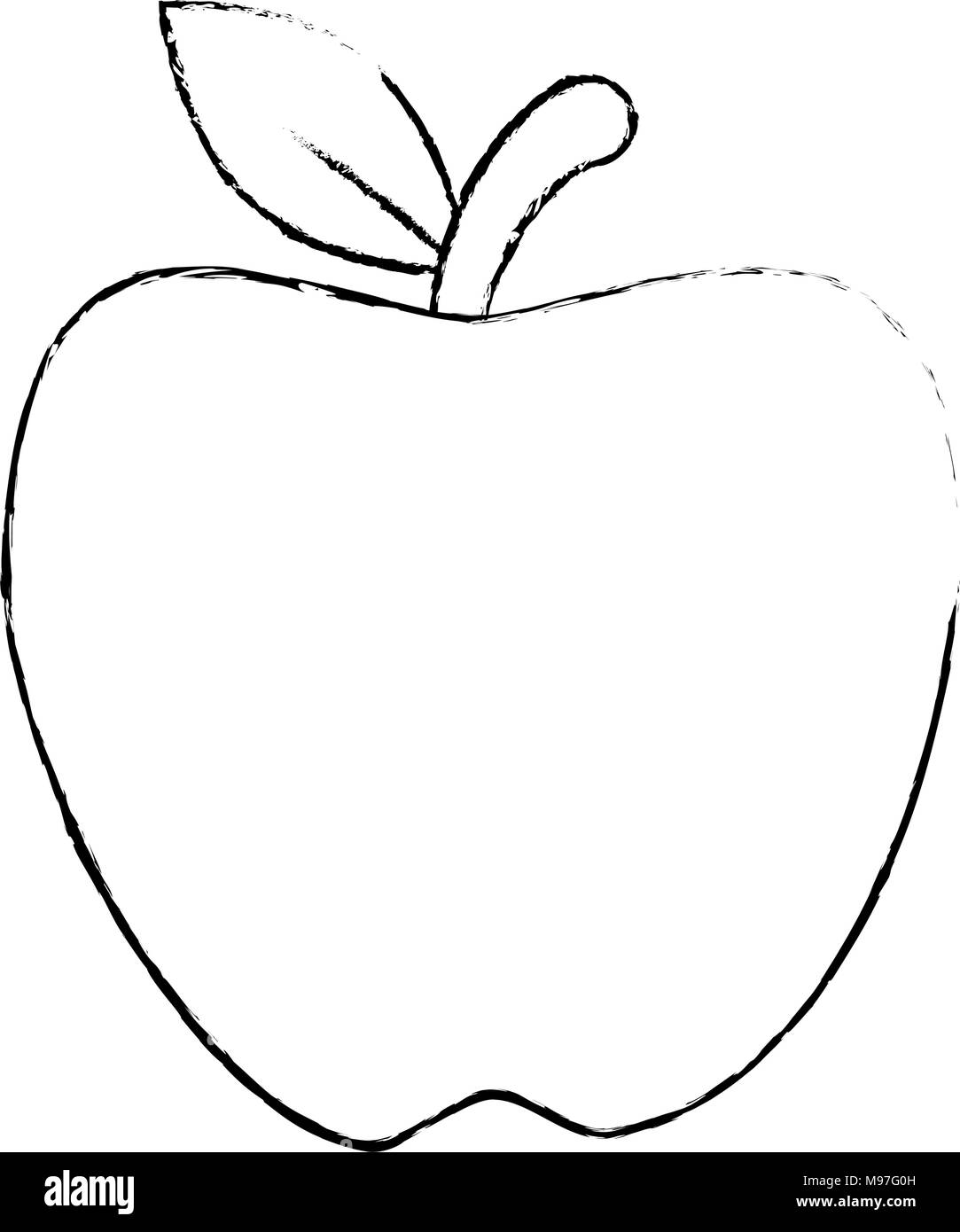 apple fresh fruit icon vector illustration design Stock Vector Image ...