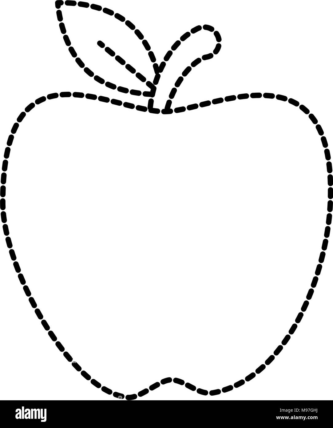 apple fresh fruit icon vector illustration design Stock Vector Image ...