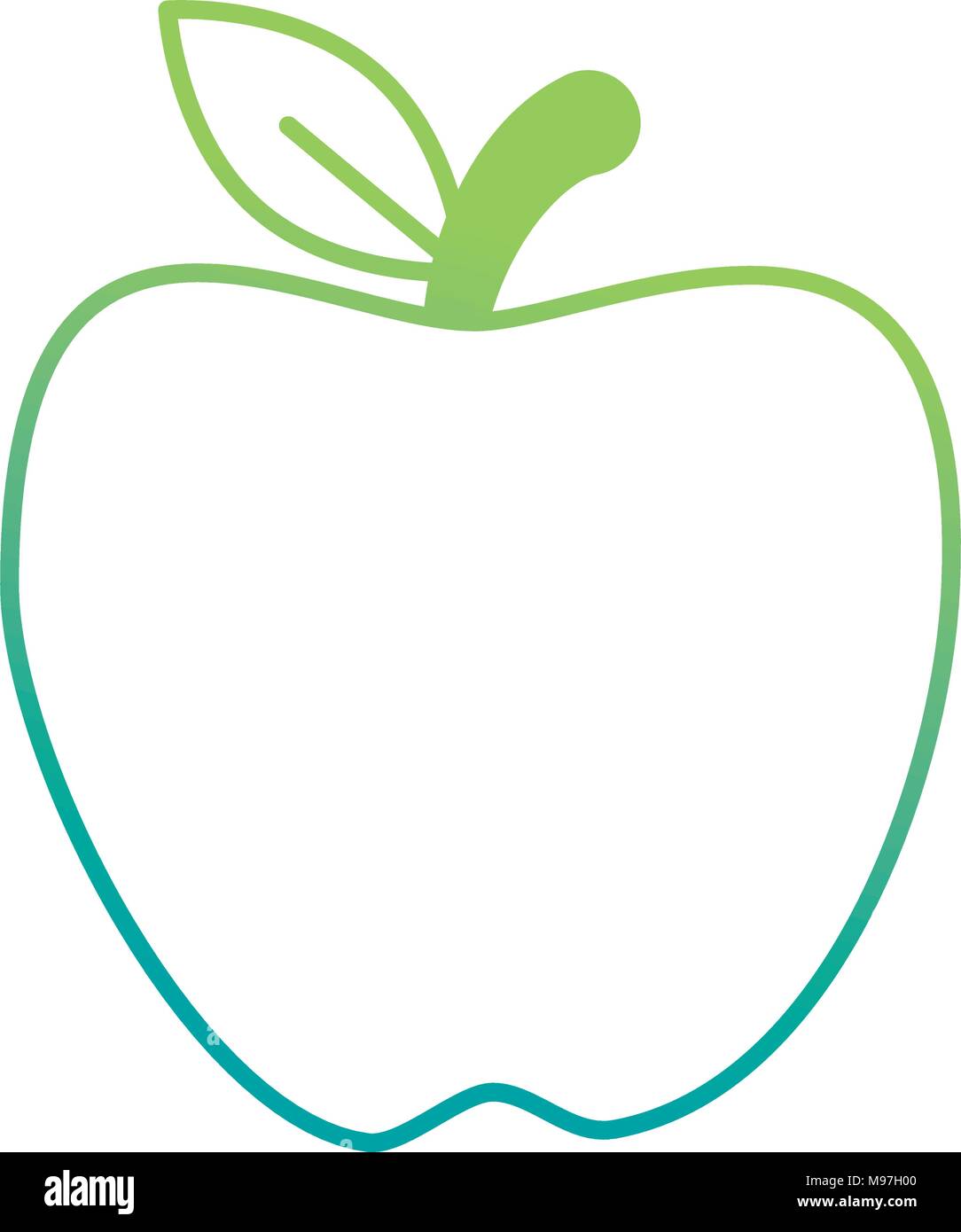 apple fresh fruit icon Stock Vector Image & Art - Alamy