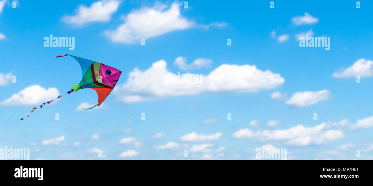 funny kite in the air Stock Photo Alamy