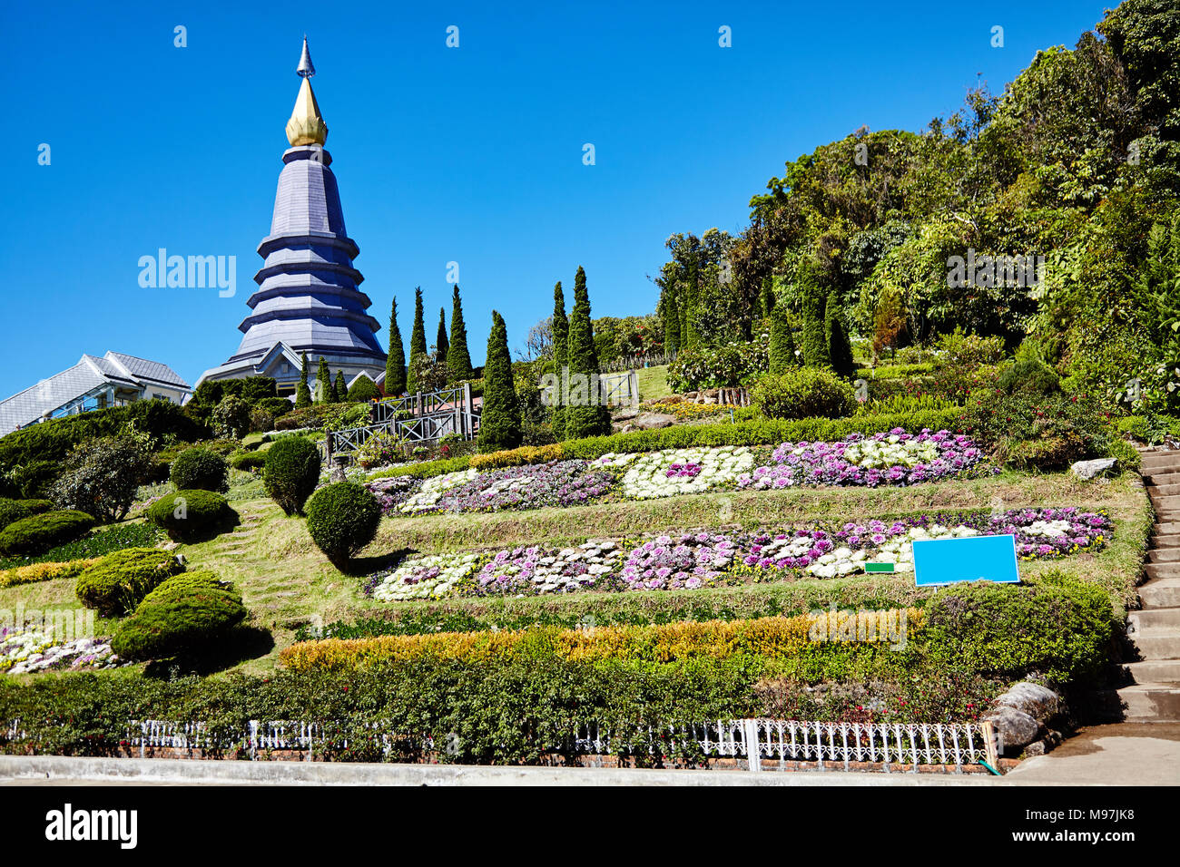 Doi Inthanon National Park, The highest mountain in Chiang Mai, Northern, Thailand Stock Photo